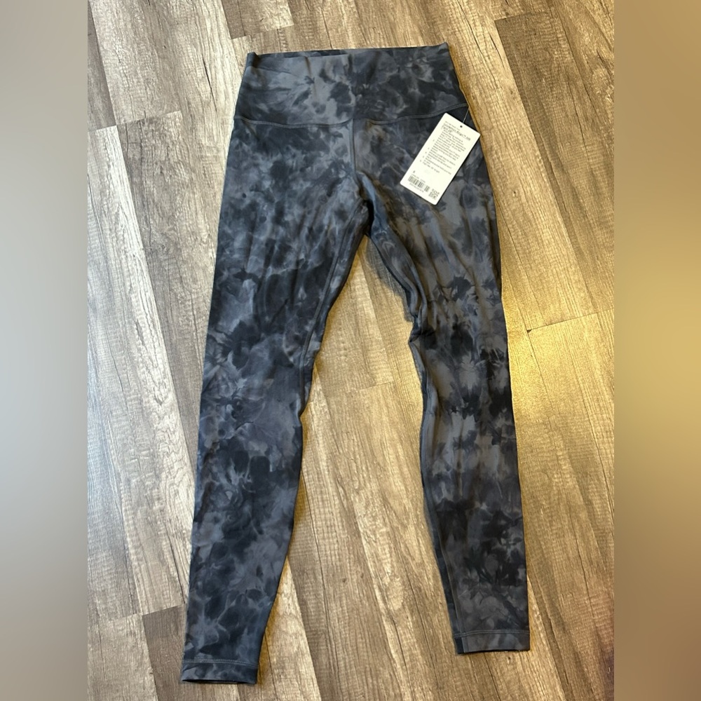 Diamond dye pitch grey graphite Lululemon align high rise leggings 28in inseam